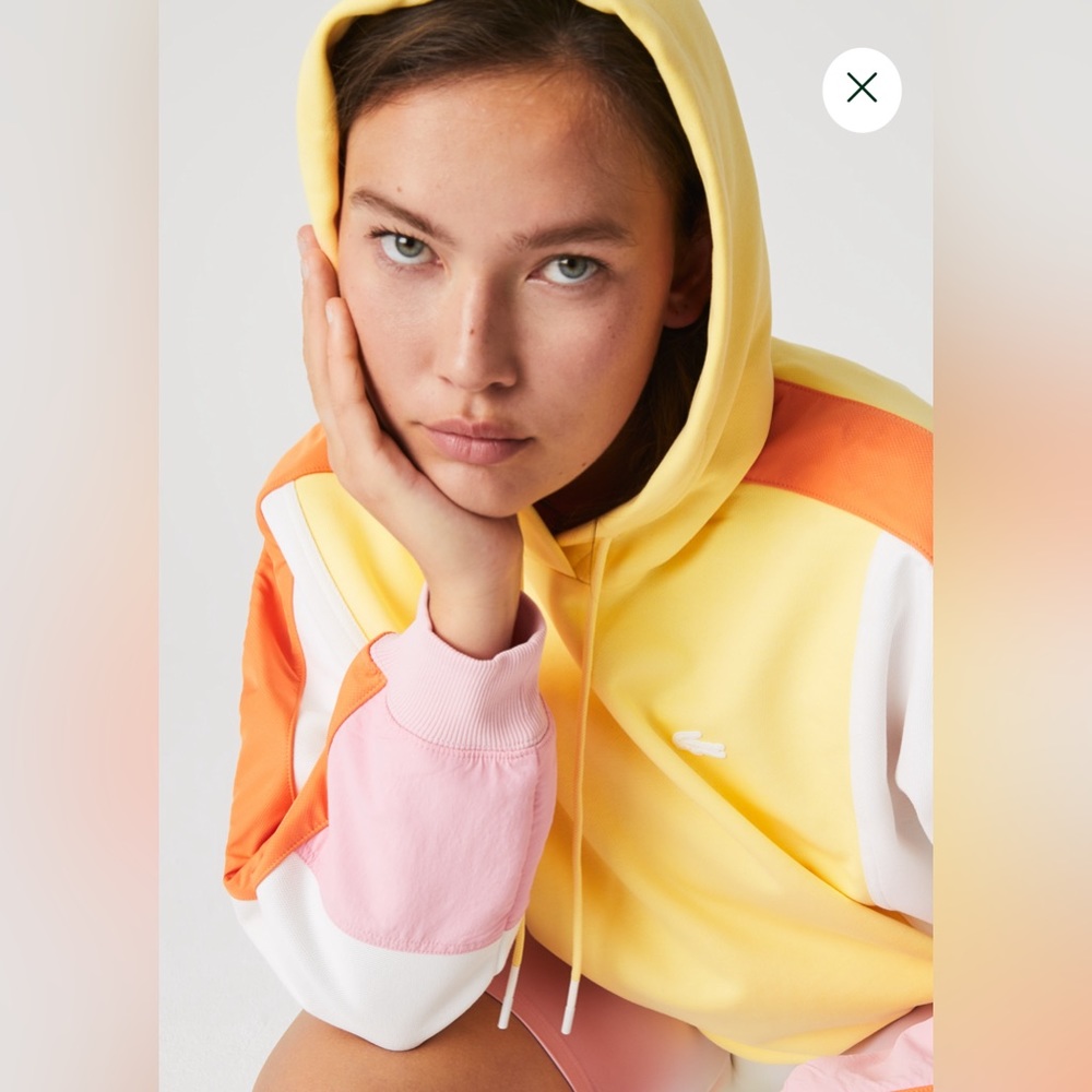 Women’s Lacoste Live Colorblock Oversized Hoodie